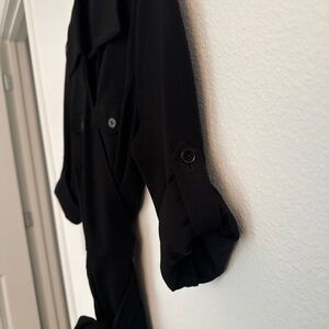 Etcetera Black Shirt Dress | Size 4